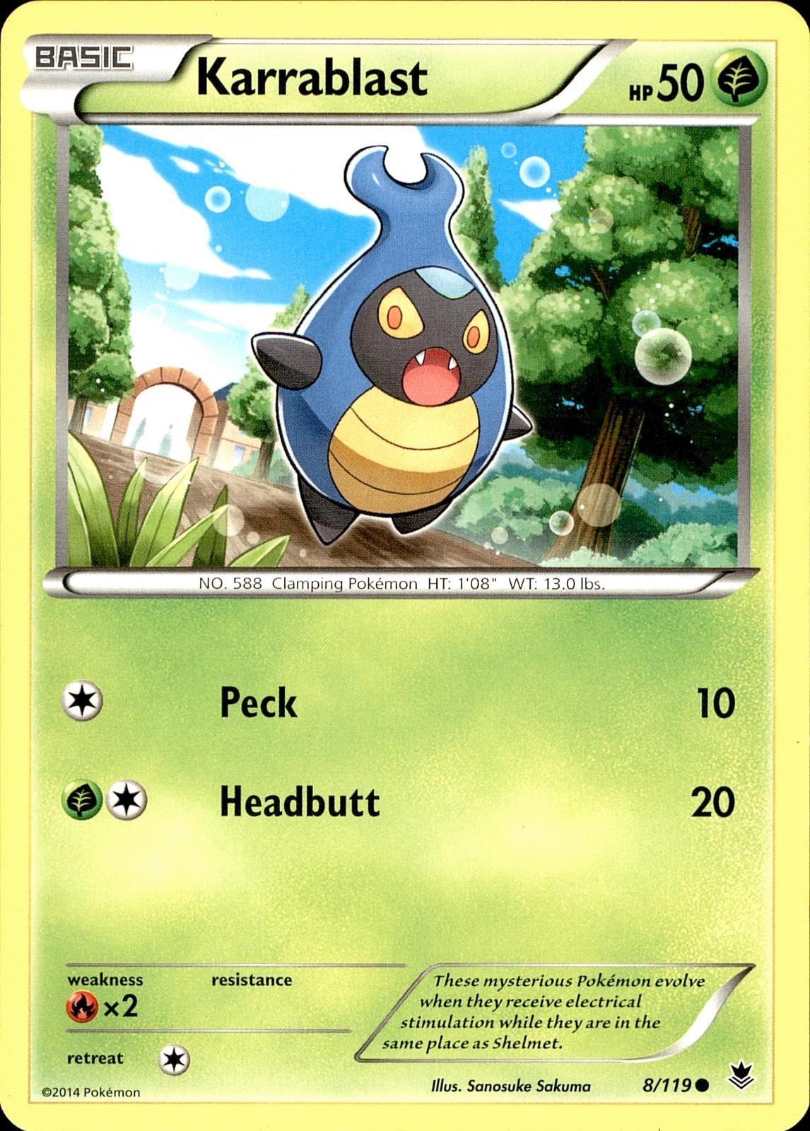 POKEMON KARRABLAST 8 PHANTOM FORCES 119  LP