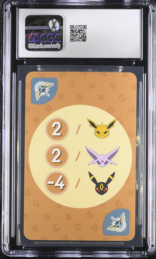Vaporeon Point Salad - Eevee Edition Pokemon Playing Cards Kor CGC 8.5 Nm/mint+