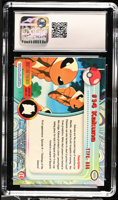 Kaka 14 First Print Series 1 Pokemon Topps CGC 7.5 Near Mint+