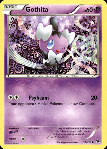 POKEMON GOTHITA 32 FATES COLLIDE 124  LP