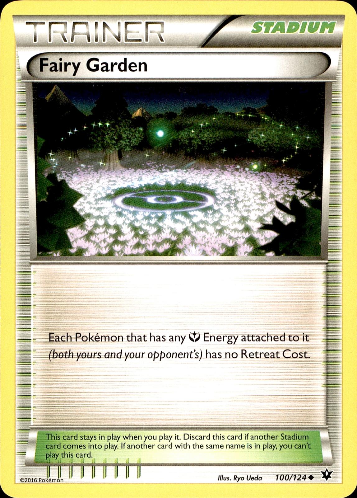 POKEMON FAIRY GARDEN 100 FATES COLLIDE 124  LP