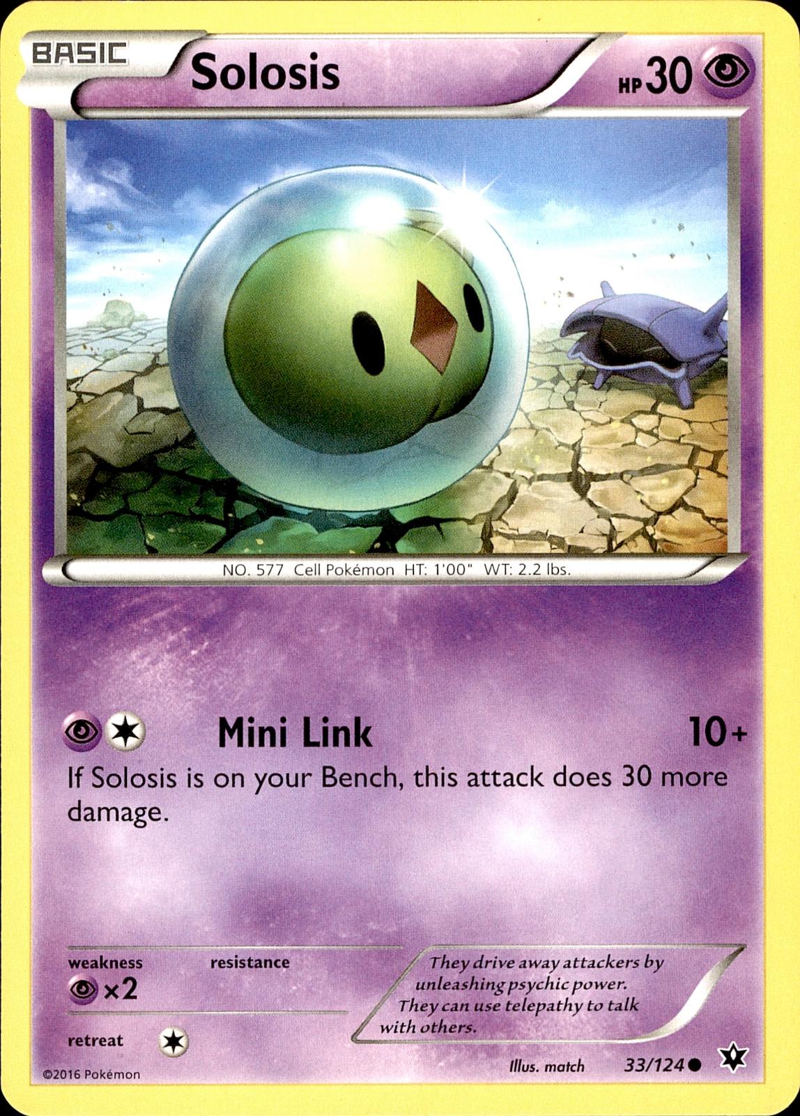 POKEMON SOLOSIS 33 FATES COLLIDE 124  LP