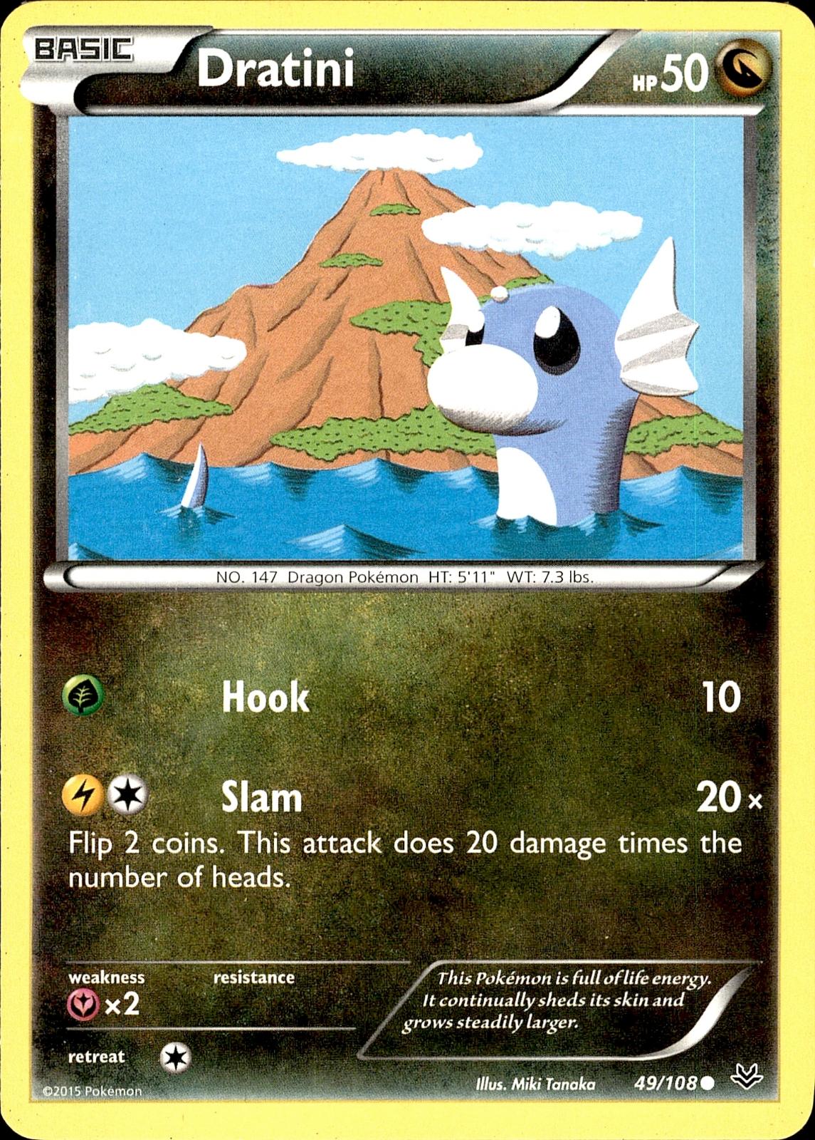 POKEMON DRATINI 49 ROARING SKIES 108  LP