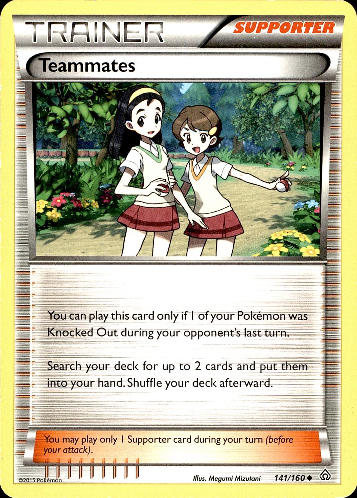 POKEMON TEAMMATES 141 PRIMAL CLASH 160  LP