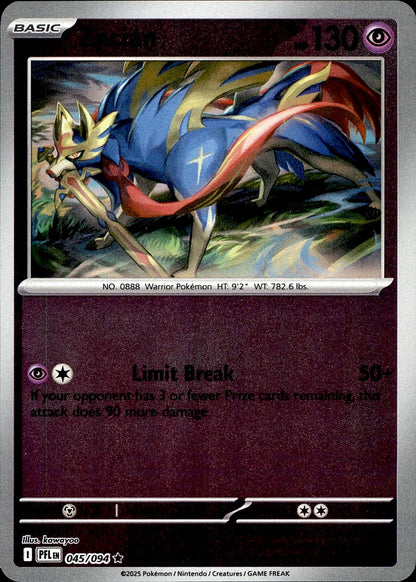 POKEMON ZACIAN 045 PHANTASMAL FLAMES 094  REVERSE HOLO LP
