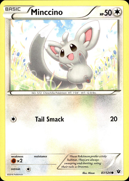 POKEMON MINCCINO 87 FATES COLLIDE 124  LP