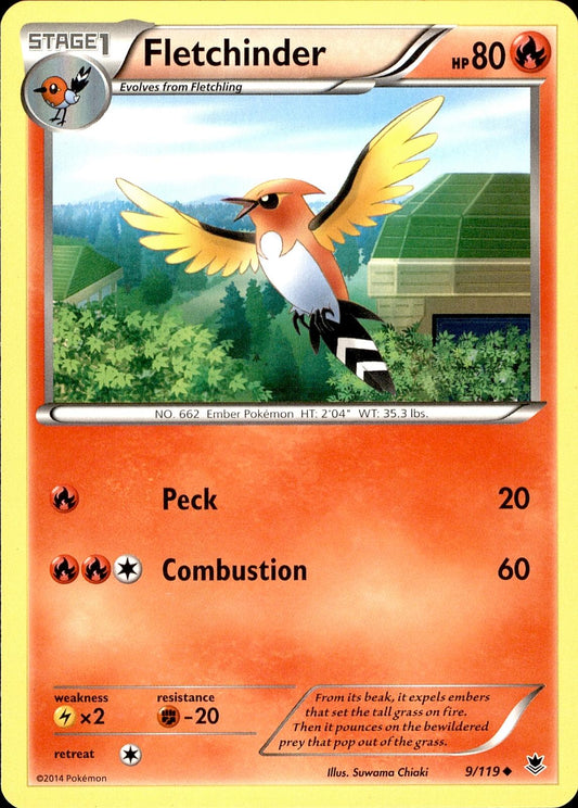 POKEMON FLETCHINDER 9 PHANTOM FORCES 119  LP