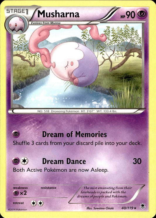 POKEMON MUSHARNA 40 PHANTOM FORCES 119  LP