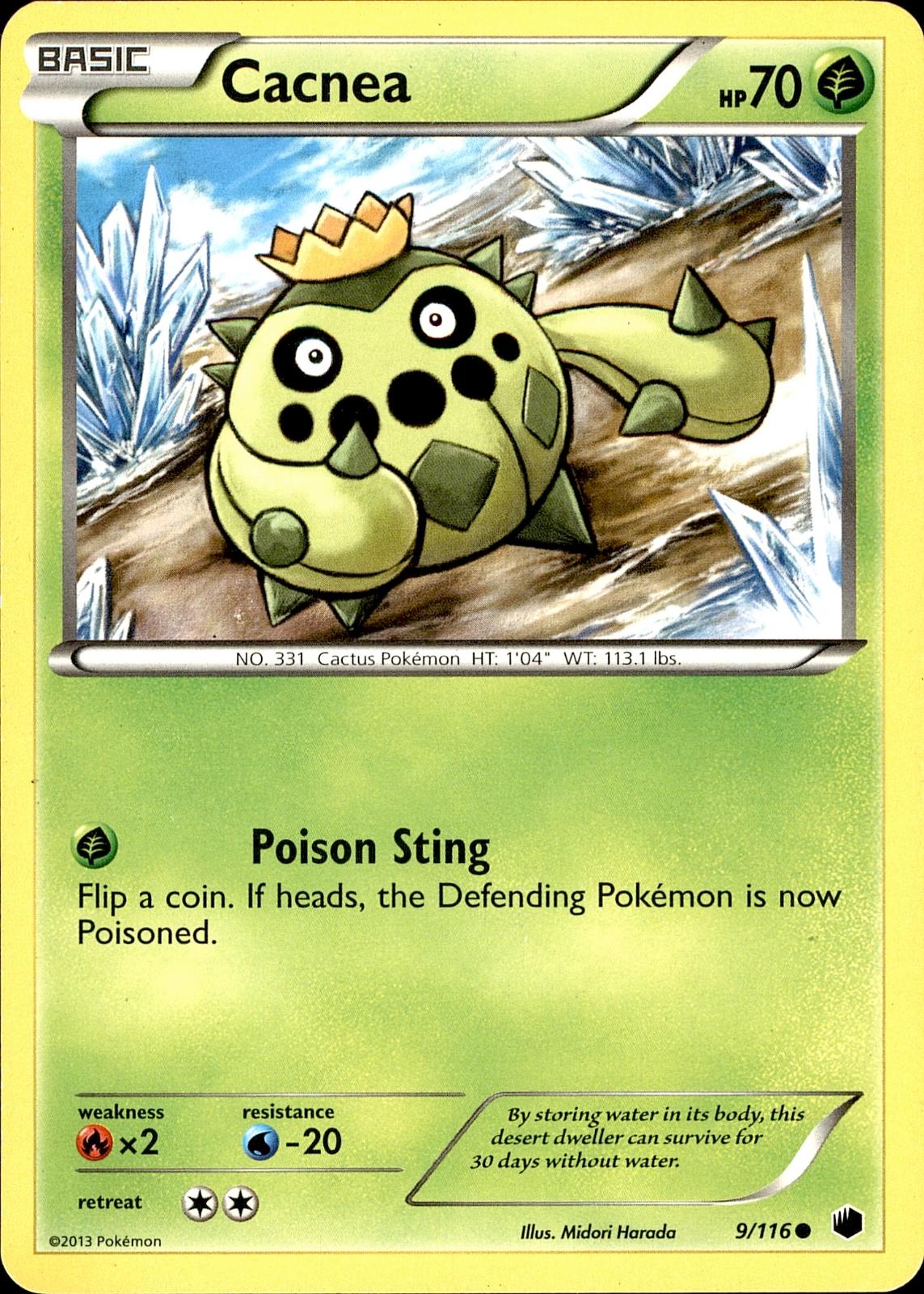POKEMON CACNEA 9 PLASMA FREEZE 116  LP