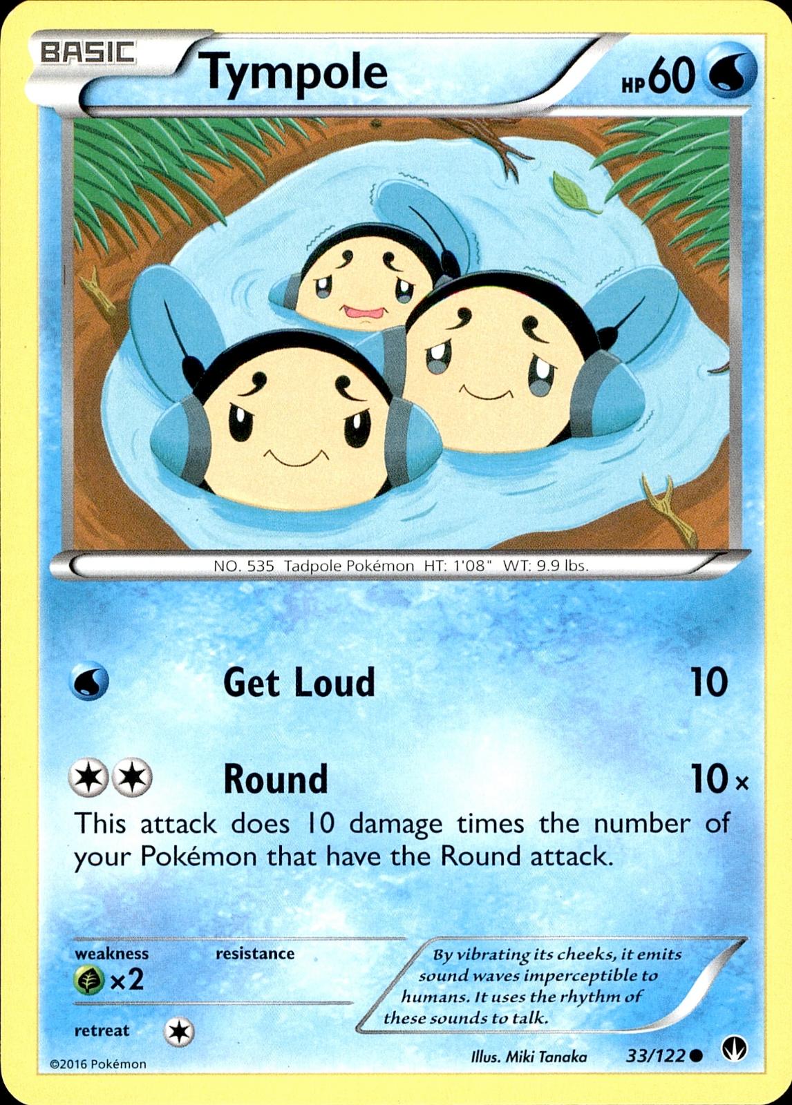 POKEMON TYMPOLE 33 BREAKPOINT 122  LP