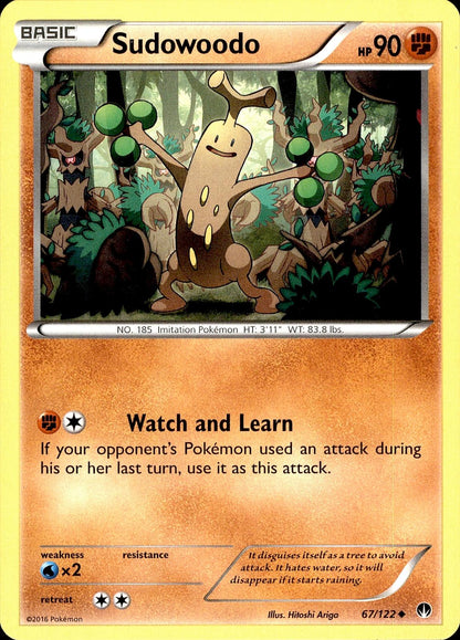 POKEMON SUDOWOODO 67 BREAKPOINT 122  LP