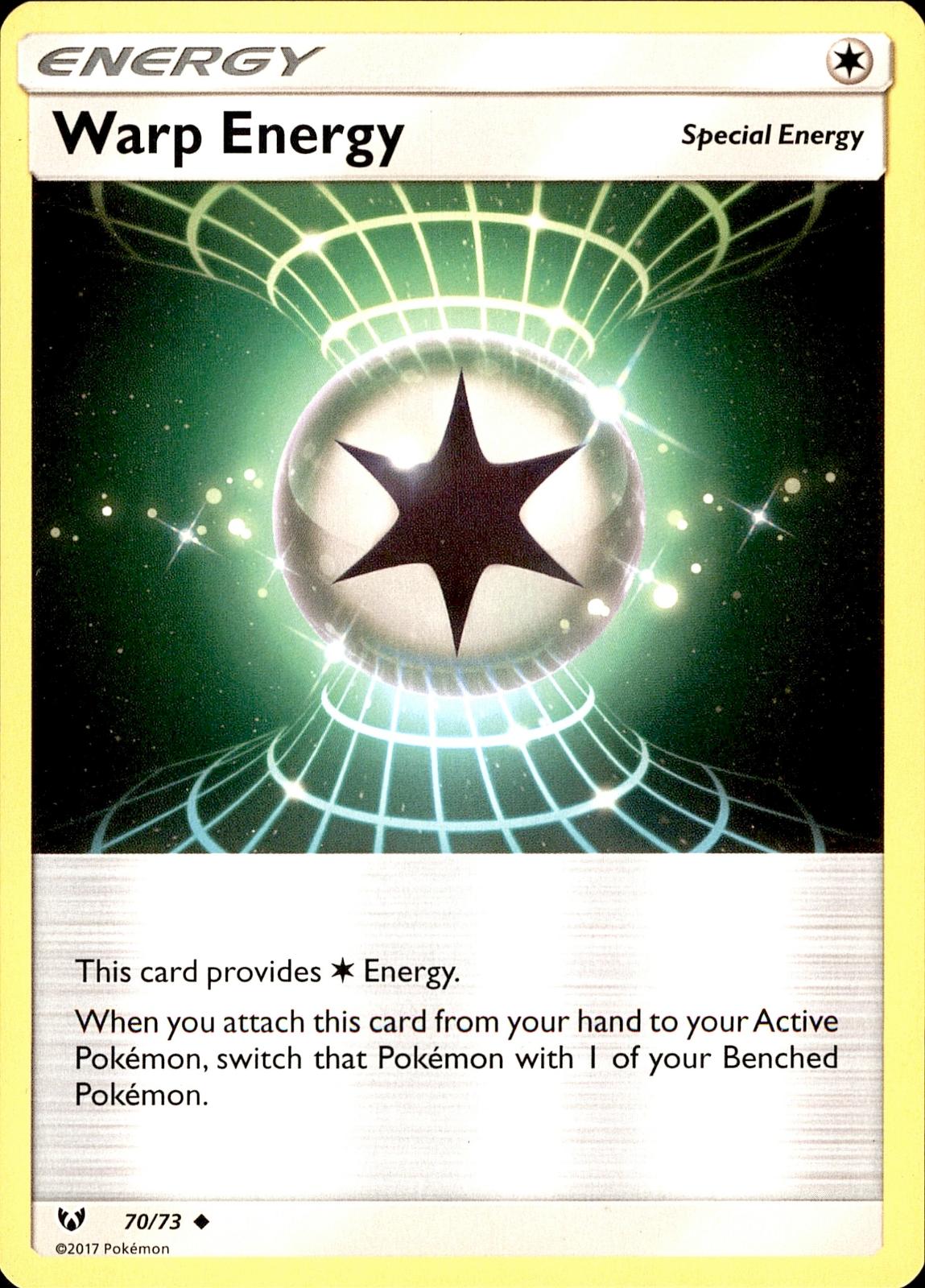 POKEMON WARP ENERGY 70 SHINING LEGENDS 73  LP