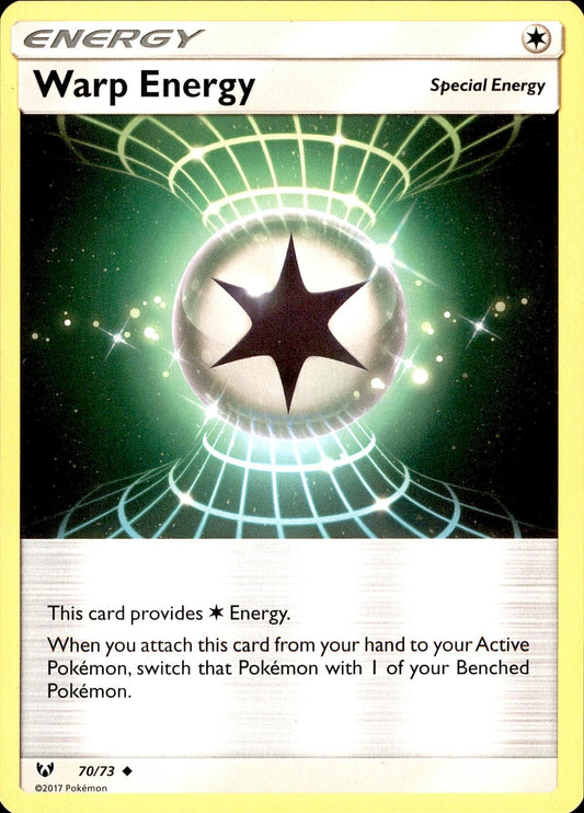 POKEMON WARP ENERGY 70 SHINING LEGENDS 73  LP