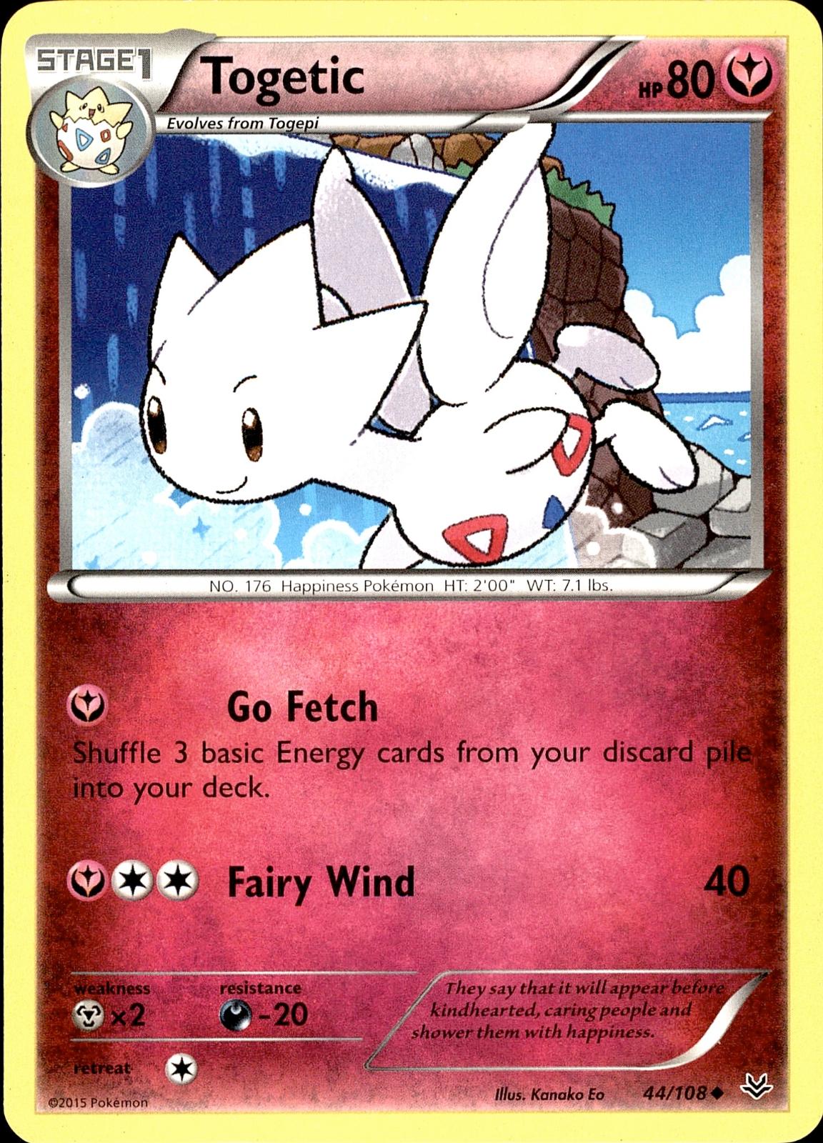 POKEMON TOGETIC 44 ROARING SKIES 108  LP