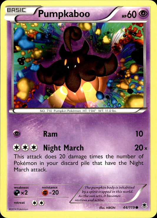 POKEMON PUMPKABOO 44 PHANTOM FORCES 119  LP