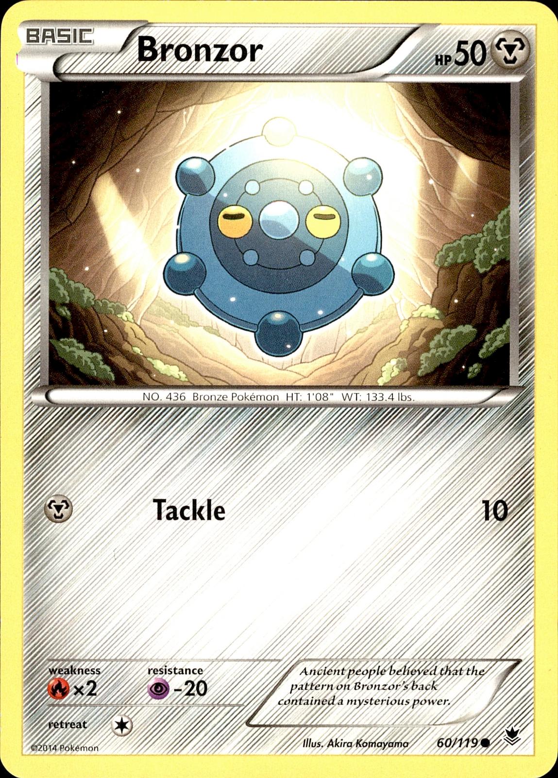 POKEMON BRONZOR 60 PHANTOM FORCES 119  LP