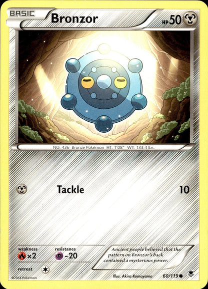 POKEMON BRONZOR 60 PHANTOM FORCES 119  LP