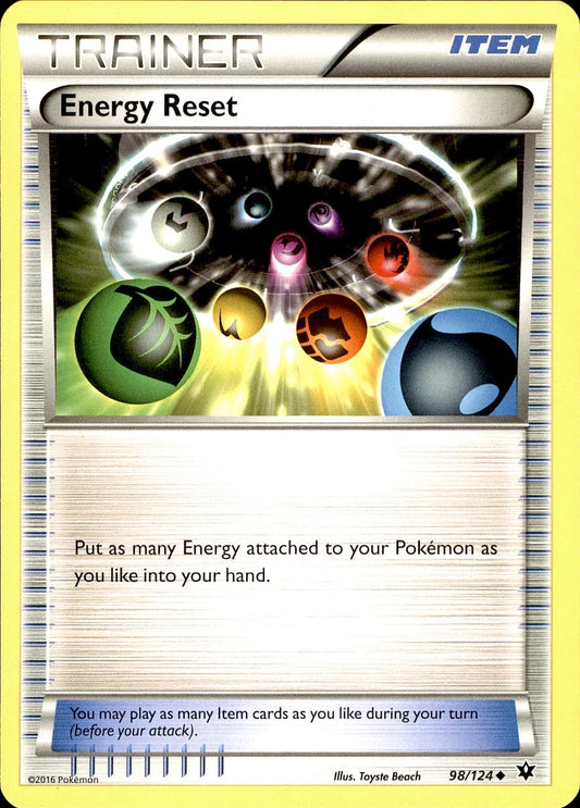POKEMON ENERGY RESET 98 FATES COLLIDE 124  LP