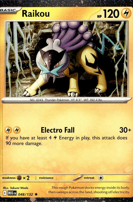 POKEMON RAIKOU (COSMOS HOLO) 048/132 MISCELLANEOUS CARDS & PRODUCTS PROMO LP