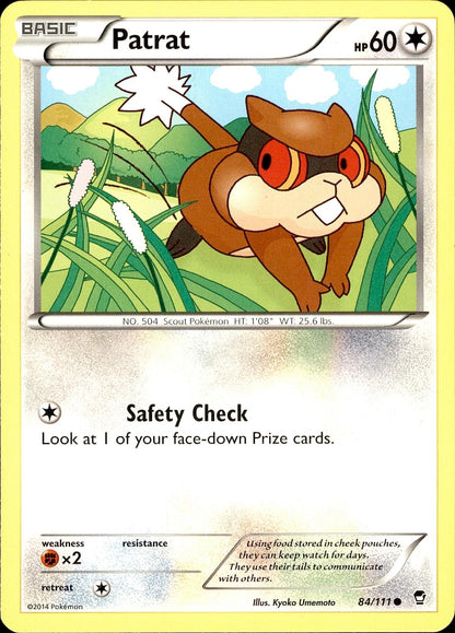 POKEMON PATRAT 84 FURIOUS FISTS 111  LP