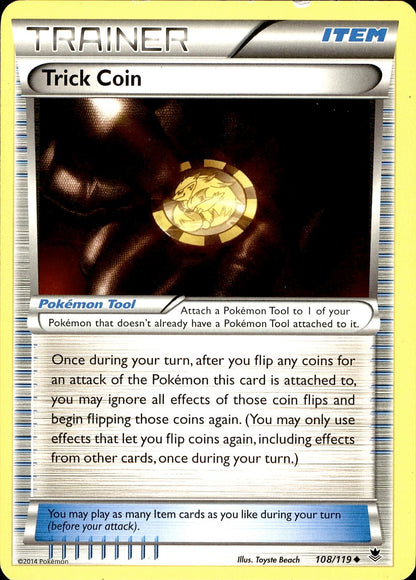 POKEMON TRICK COIN 108 PHANTOM FORCES 119  LP
