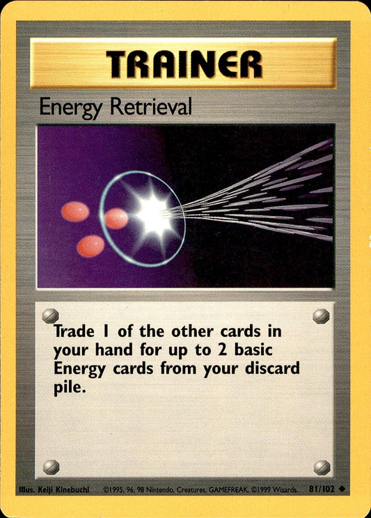 POKEMON ENERGY RETRIEVAL 107 LEGENDARY COLLECTION 110  LP