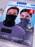 Arctic Cool Multifunctional Cooling Face Gaiter Mask BLACK and GREY 2-PACK-Artic Cool-Clothing