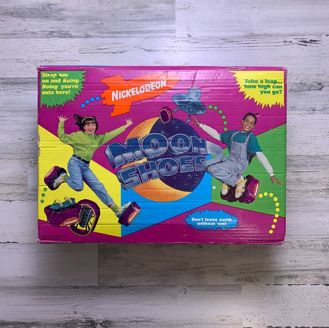 Nickelodeon Moon Shoes Vintage w/Box '89-The Better Deal Page-toy